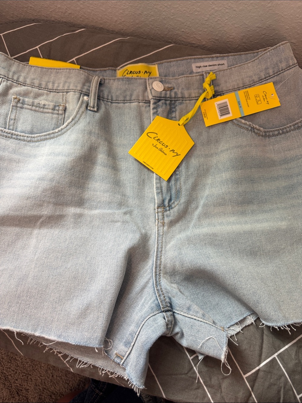 Sam Edelman Circus NY Cut Off High Rise Denim Shorts